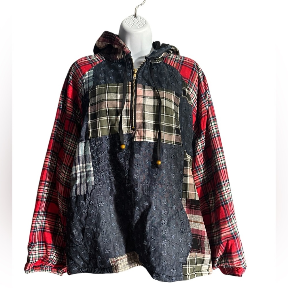 S/M. Sacred Threads Multicolor Patchwork Jacket. … - image 1